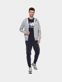 Спортивна кофта New Balance Essentials Stacked Full Zip модель MJ03558AG Спортивна кофта New Balance Essentials Stacked Full Zip модель MJ03558AG Фото