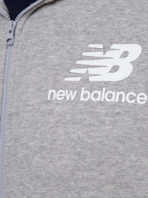 Спортивна кофта New Balance Essentials Stacked Full Zip модель MJ03558AG Спортивна кофта New Balance Essentials Stacked Full Zip модель MJ03558AG Фото