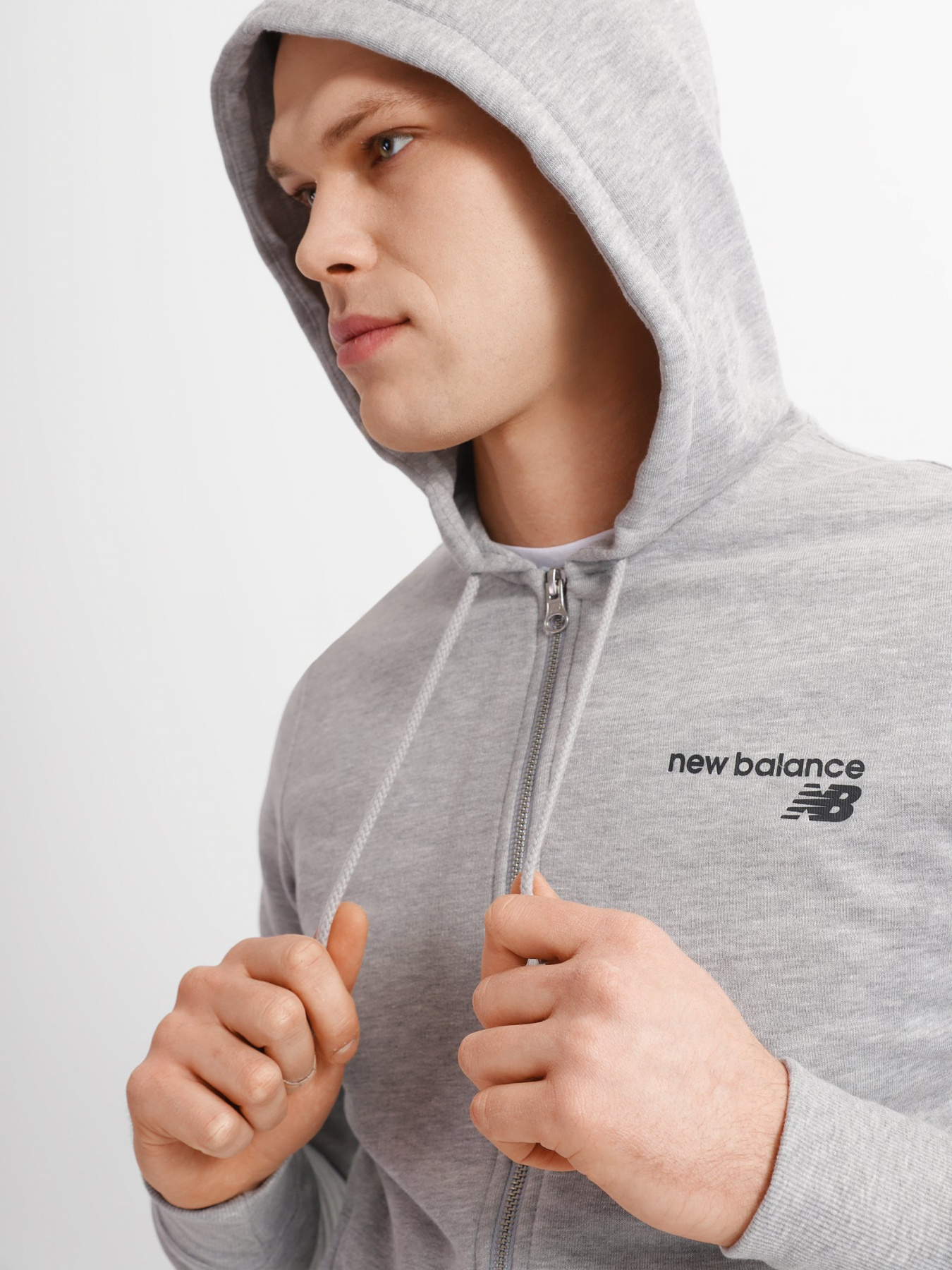 Спортивная кофта New Balance Classic Core FZ модель MJ03907AG Фото