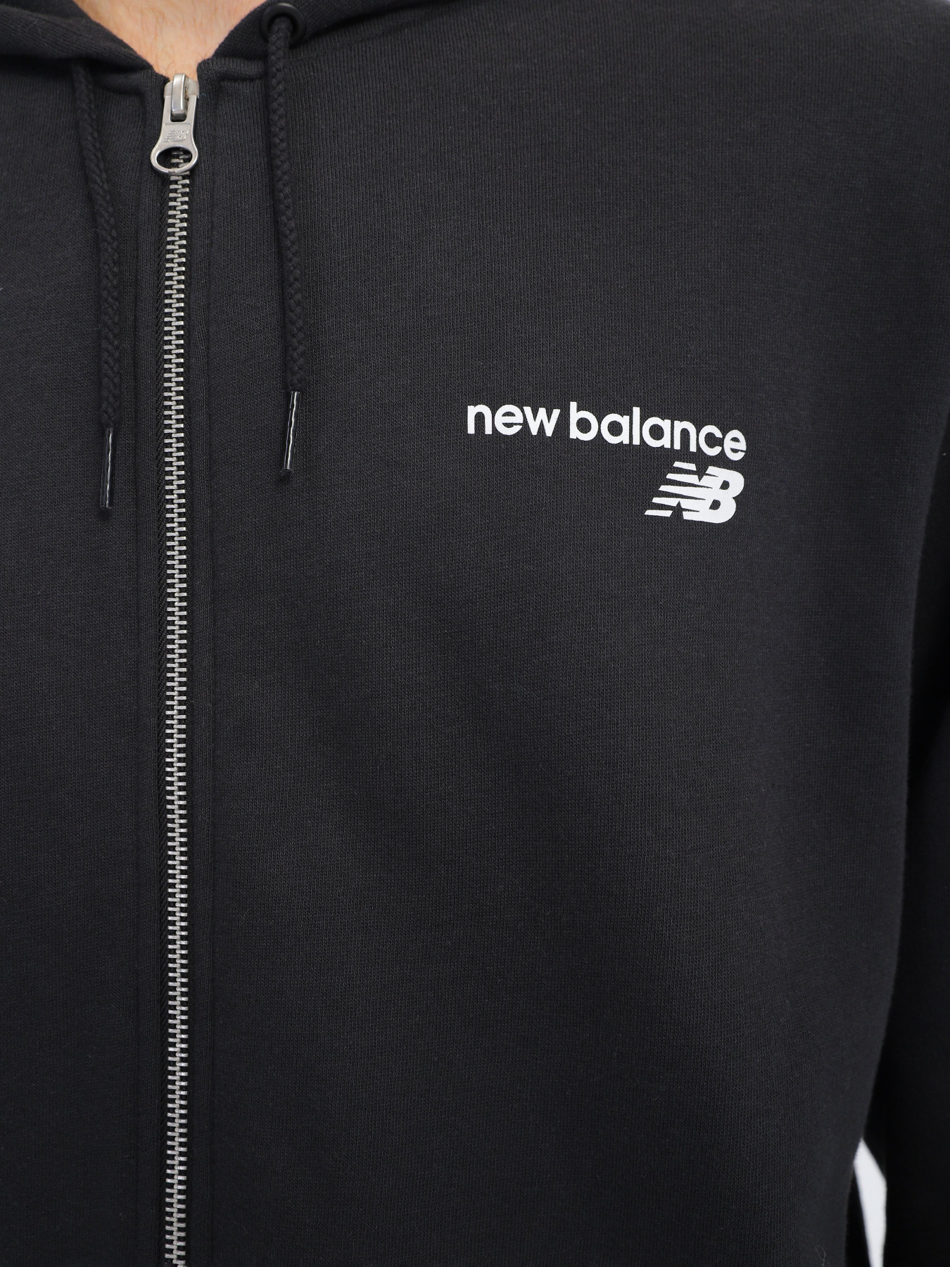 Спортивна кофта New Balance Classic CF FZ модель MJ03907BK Фото