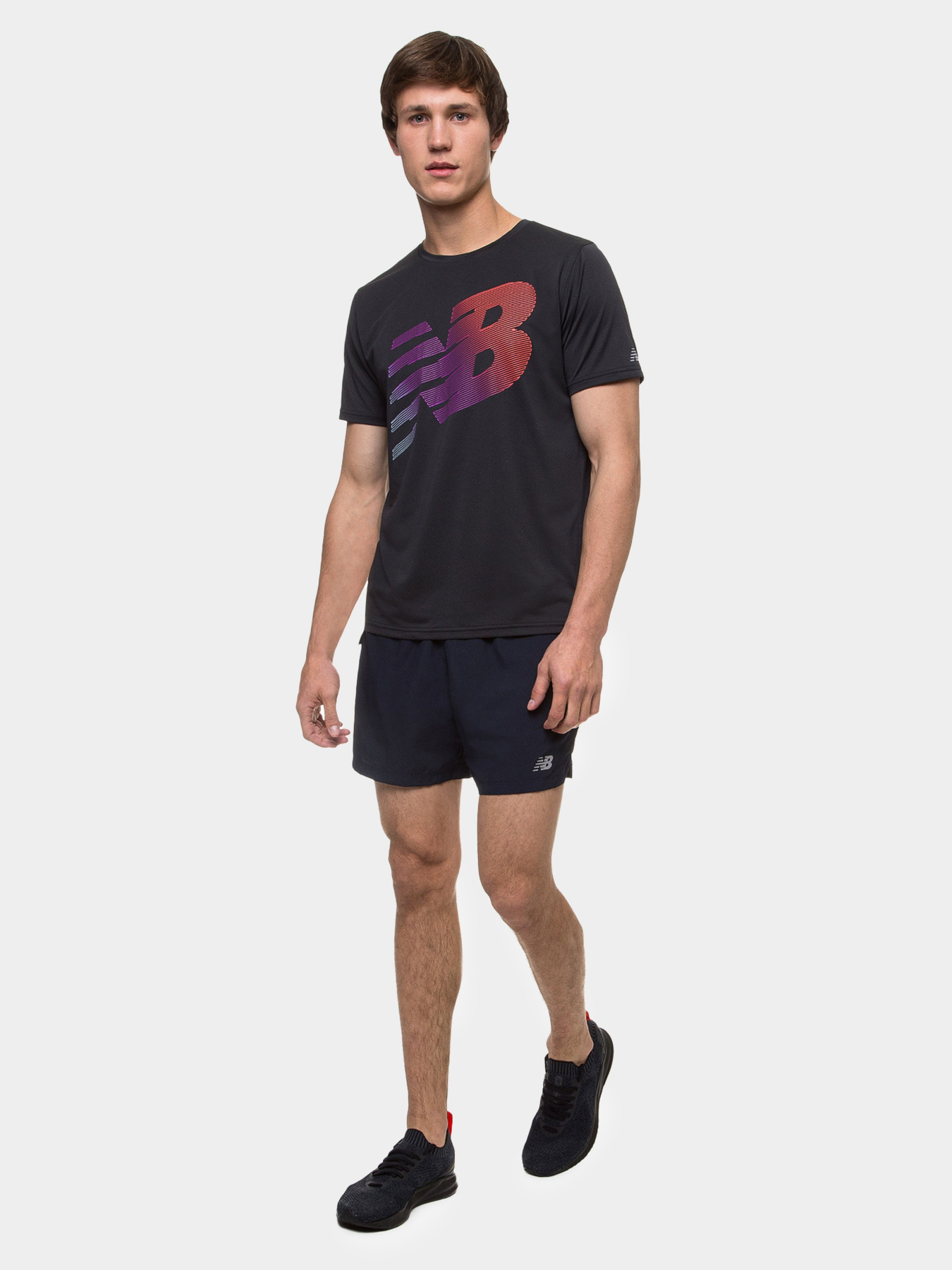 Шорти New Balance Accelerate 5in модель MS93187ECL Фото