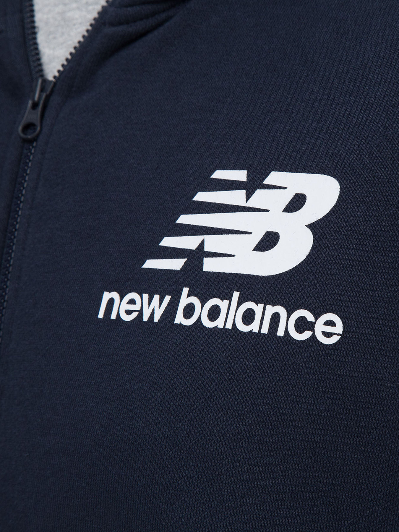 Кофта спортивная New Balance Essentials Stacked Full Zip модель MJ03558ECL Фото