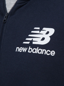 Кофта спортивная New Balance Essentials Stacked Full Zip модель MJ03558ECL Фото