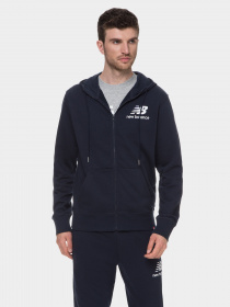 Спортивная кофта New Balance Essentials Stacked Full Zip модель MJ03558ECL Фото