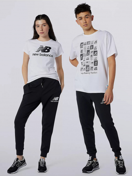 Спортивні штани New Balance Essential Stack Logo модель MP11507BK Фото