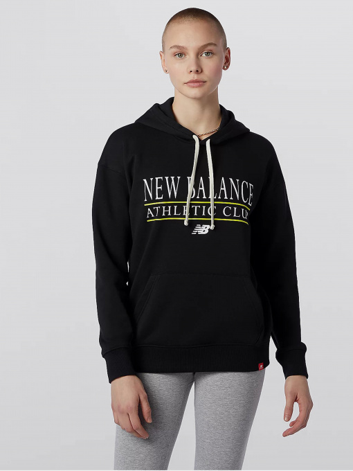 Худи New Balance Essentials Athletic Club модель WT13508BK Фото