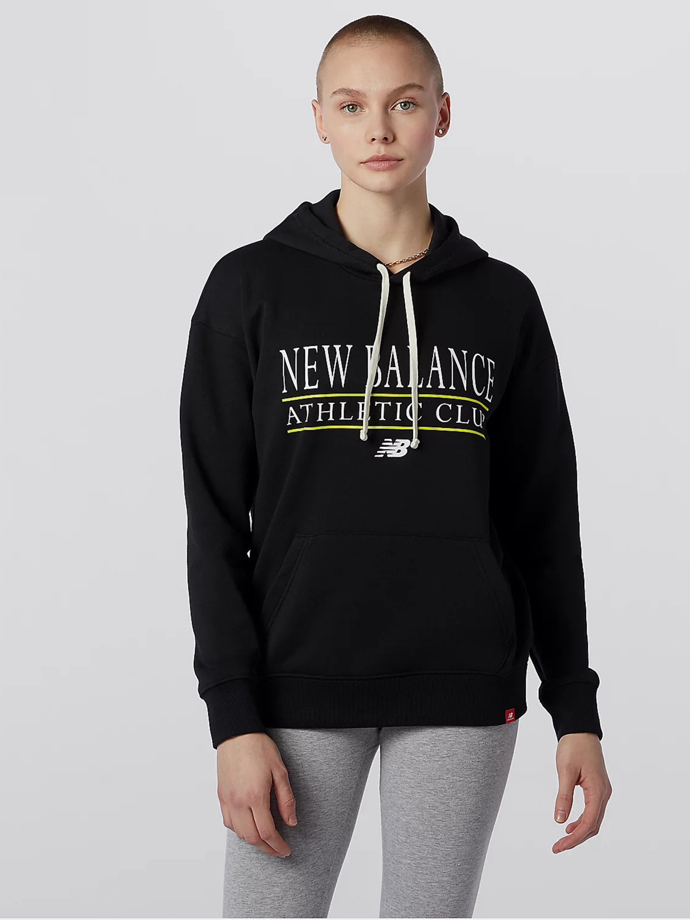 Худи New Balance Essentials Athletic Club модель WT13508BK Фото