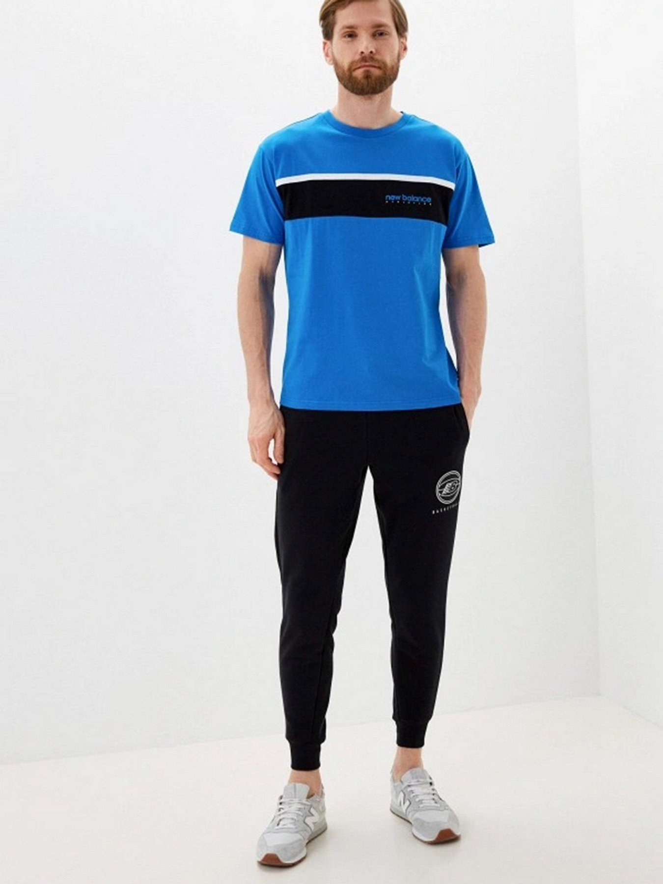 Спортивні штани New Balance Hoops Essential модель MP13583BK Фото