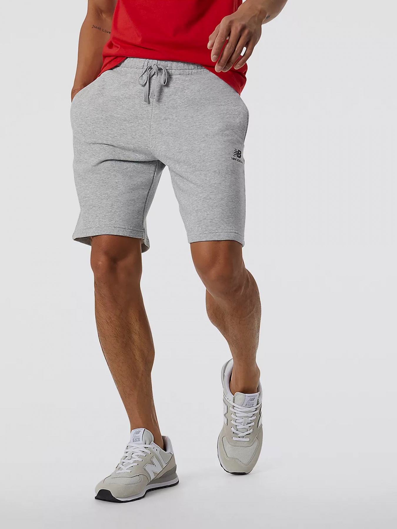 Шорты New Balance Essentials Celebrate модель MS21503AG Фото