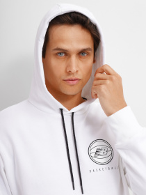 Худі New Balance Hoops Essential модель MT13585WT Фото