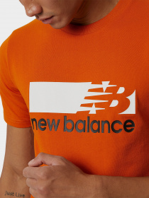 Футболки и поло New Balance Bold Graphic модель MT13907VTO Фото