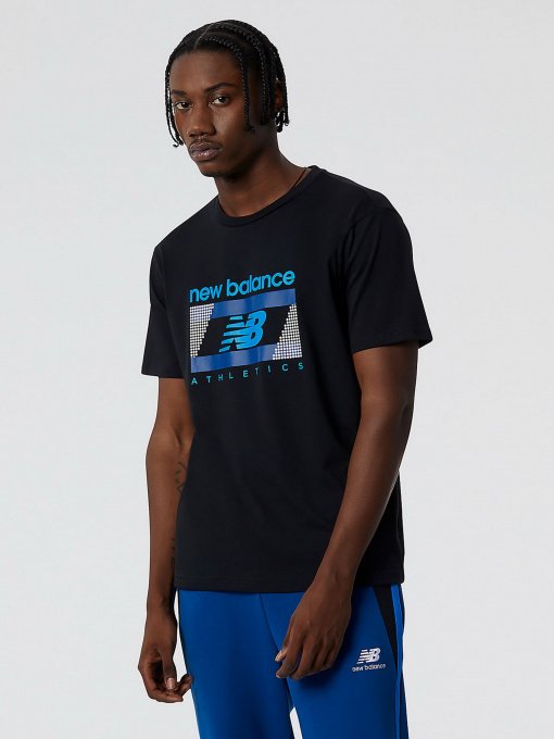 Футболки и поло New Balance Athletics Amplified модель MT21502BK Фото