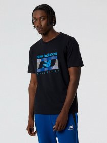Футболки и поло New Balance Athletics Amplified модель MT21502BK Фото