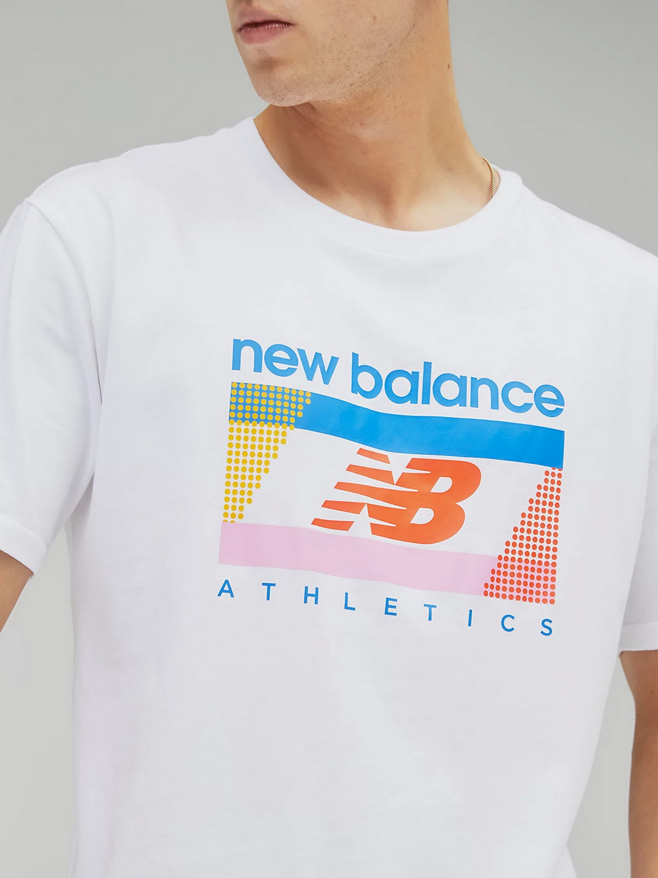 Футболки и поло New Balance Athletics Amplified модель MT21502WT Фото