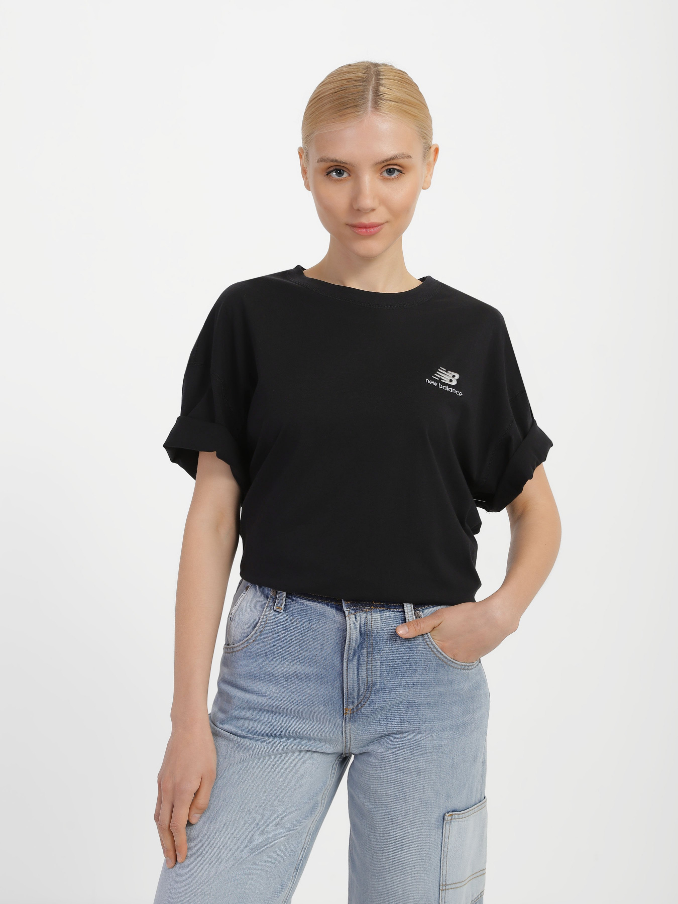 Футболка New Balance Classic Logo модель UT21503BK Фото