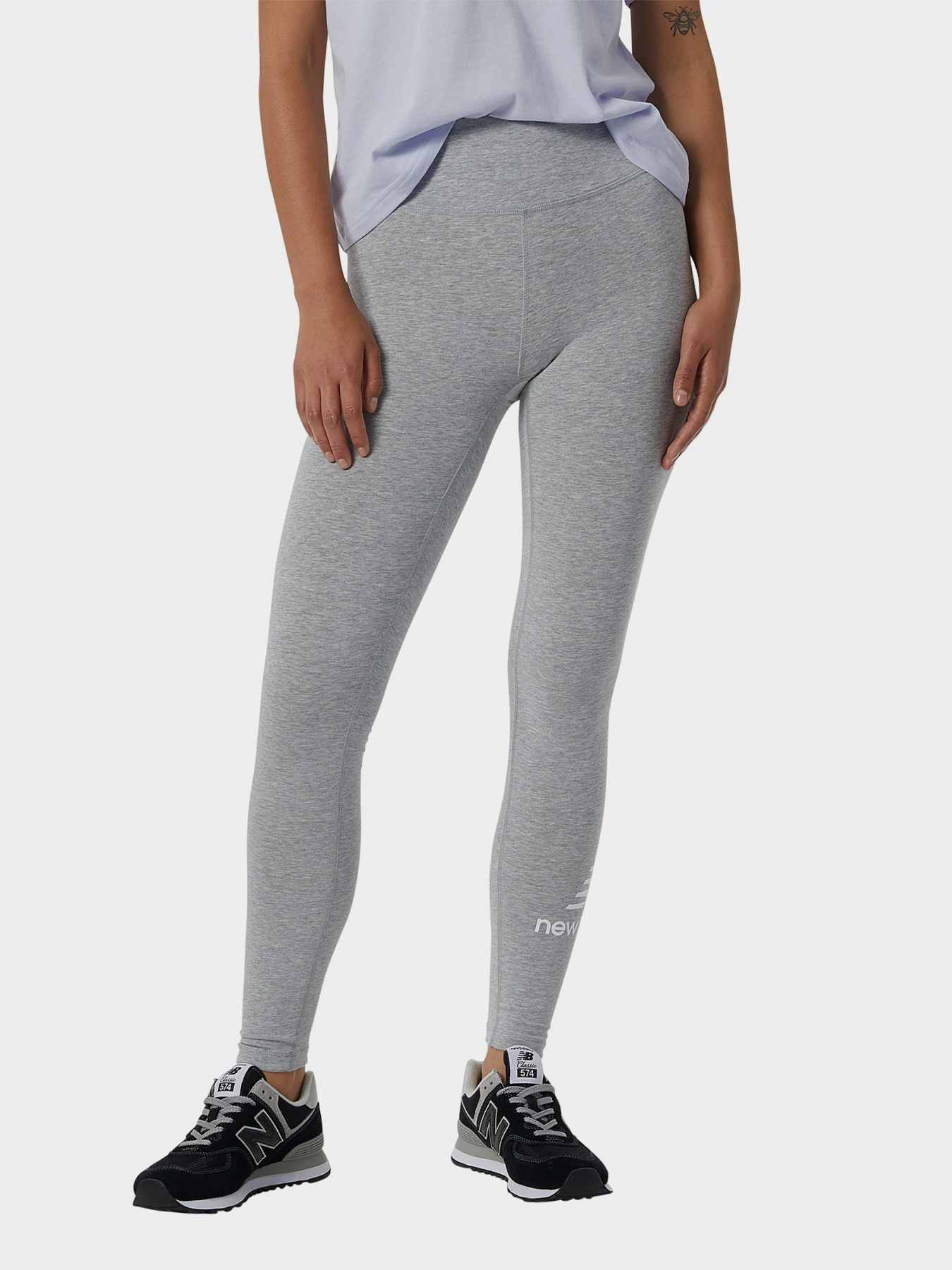 Спортивные леггинсы New Balance Essentials Stacked модель WP21509AG Фото