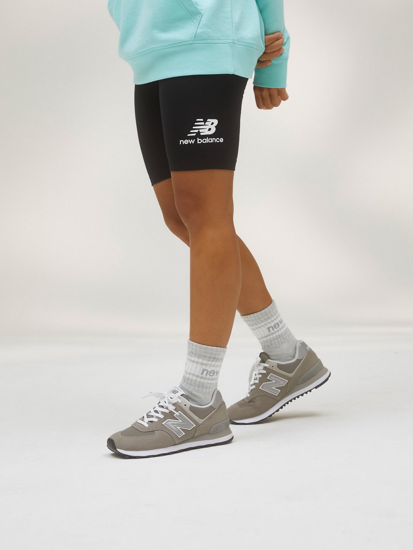 Велосипедки New Balance Essentials Stacked Fitted модель WS21505BK Фото