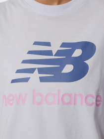 Футболка спортивна New Balance Essentials Stacked Logo модель WT03519LIA Фото