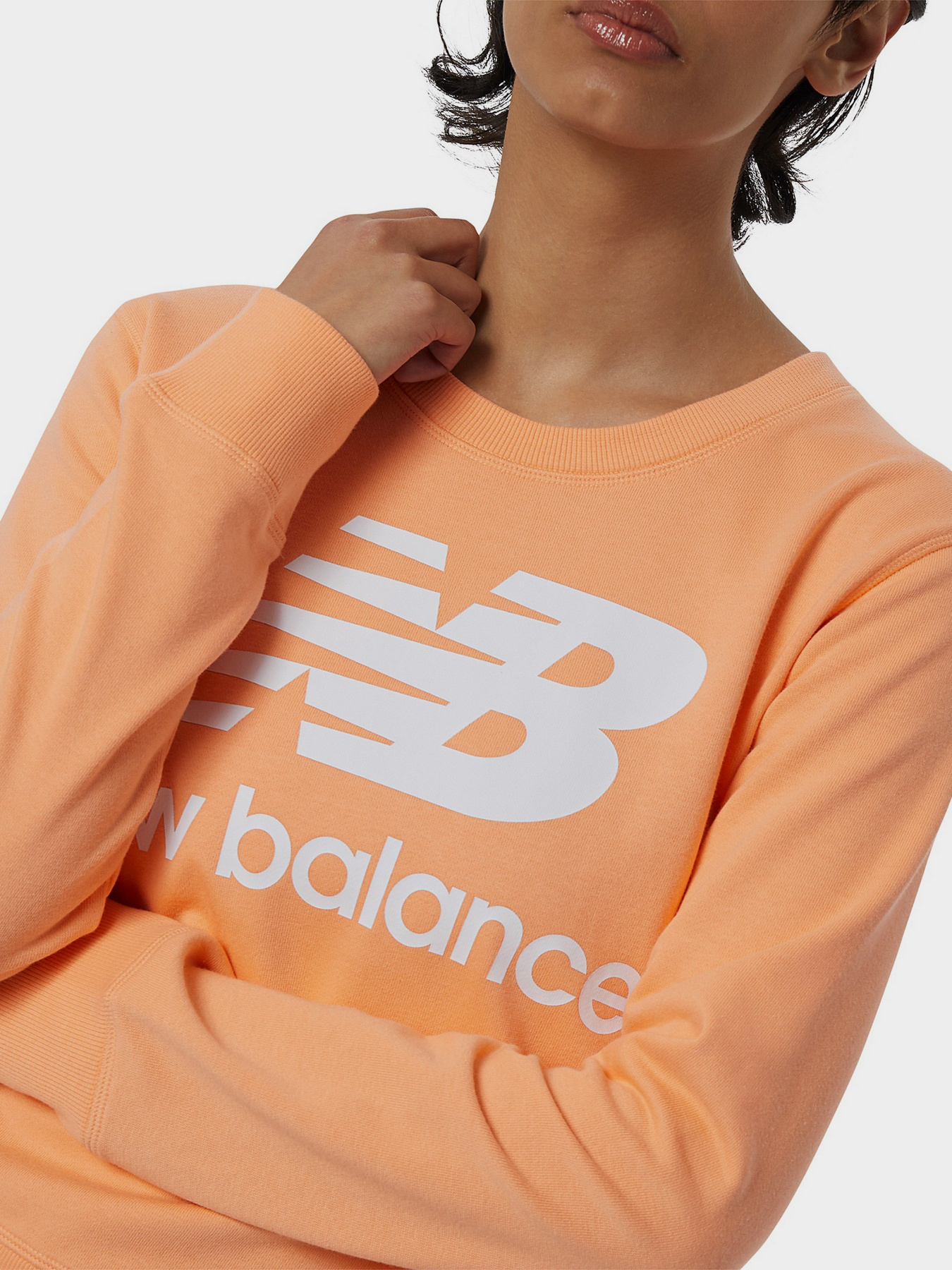 Свитшот New Balance Essentials Crew модель WT03551PGZ Фото