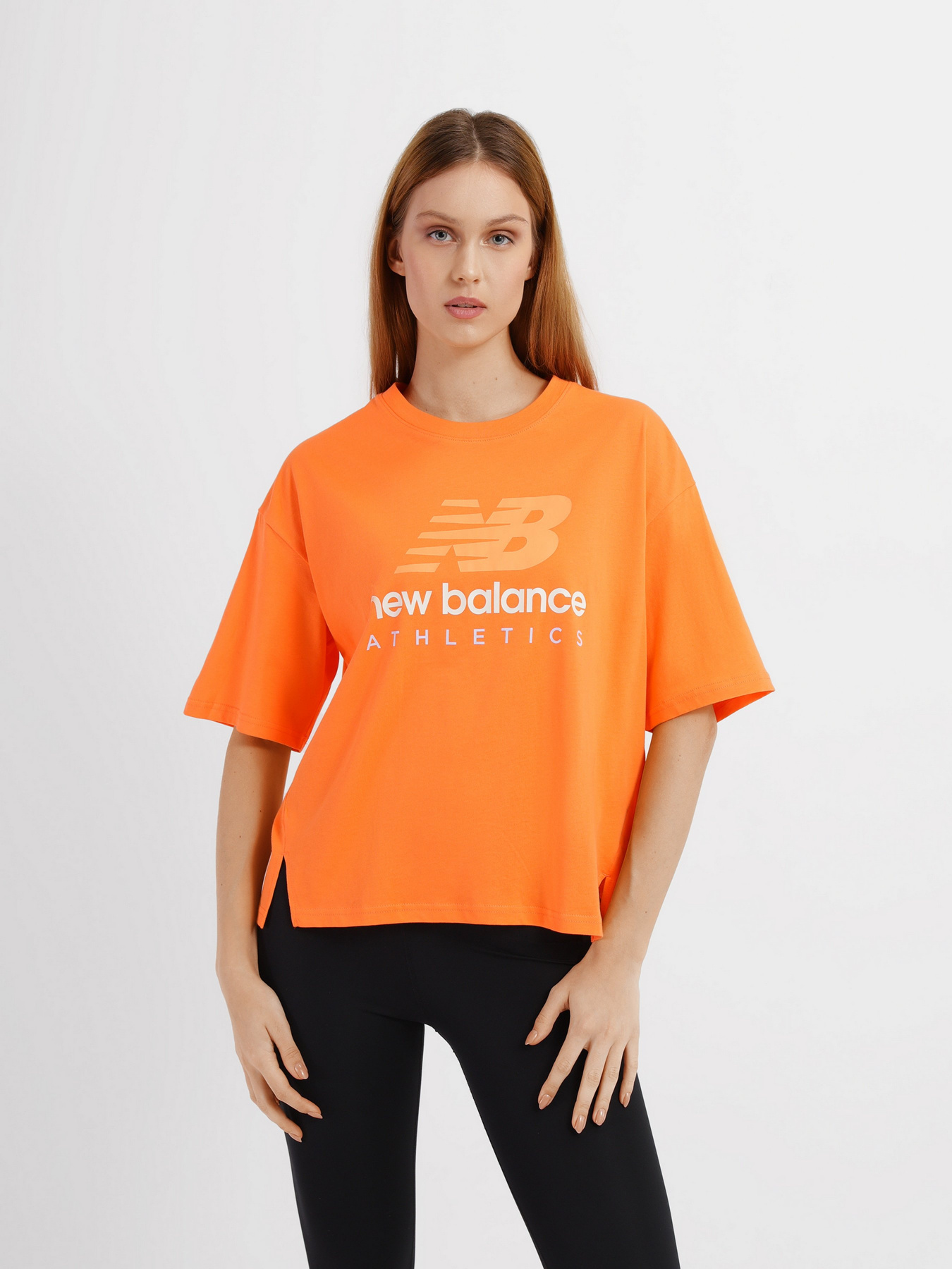 Спортивна футболка New Balance Athletics Amplified модель WT21503VIB Фото