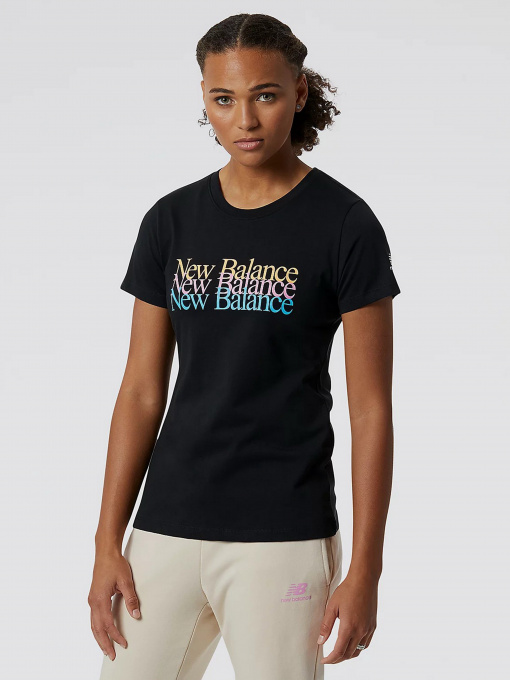 Футболка New Balance Essentials Celebrate модель WT21507BK Фото