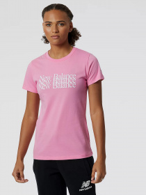 Футболка New Balance Essentials Celebrate модель WT21507VPK Футболка New Balance Essentials Celebrate модель WT21507VPK Фото