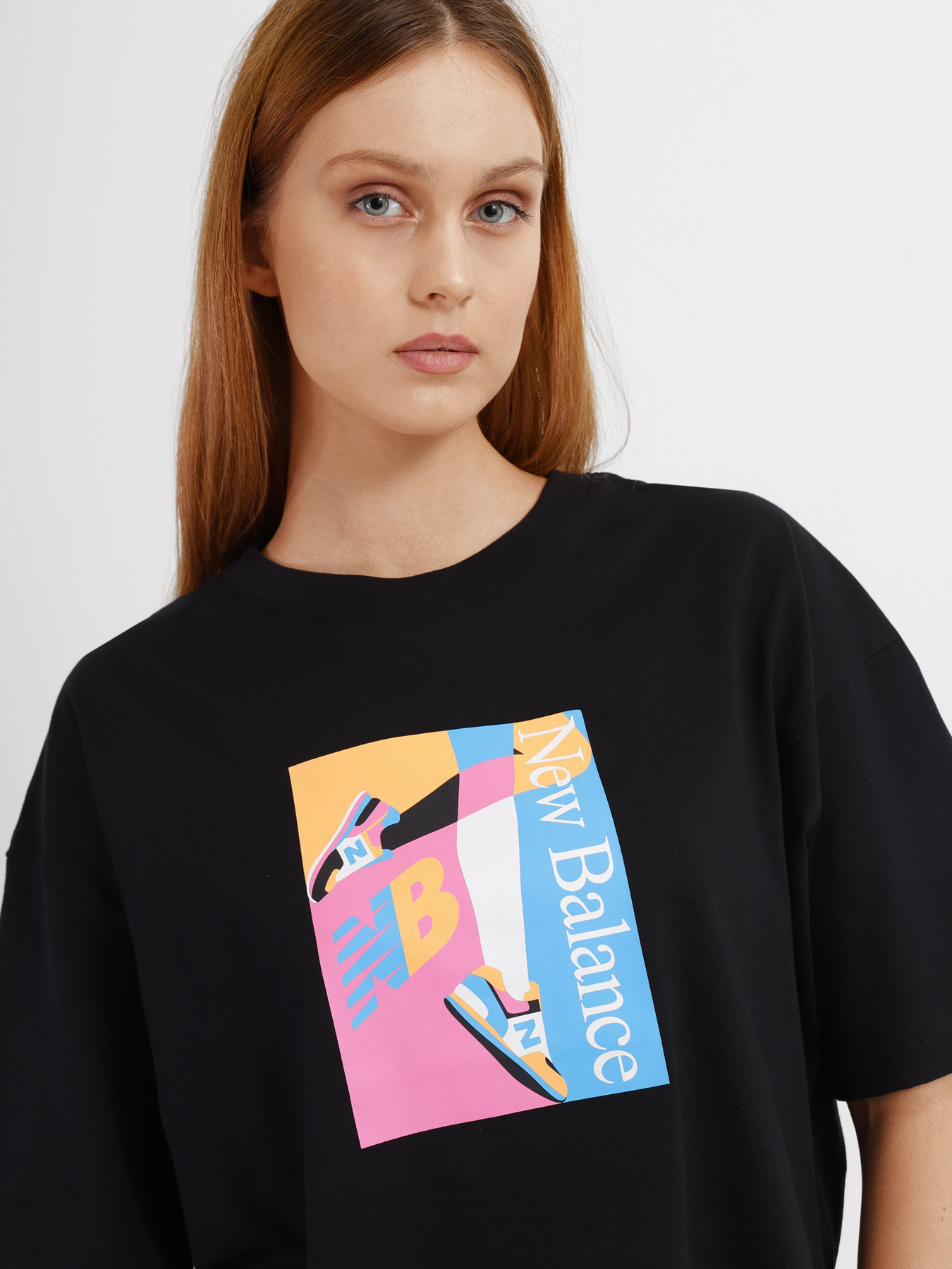 Футболки и поло New Balance Essentials Celebrate модель WT21510BK Футболки и поло New Balance Essentials Celebrate модель WT21510BK Фото