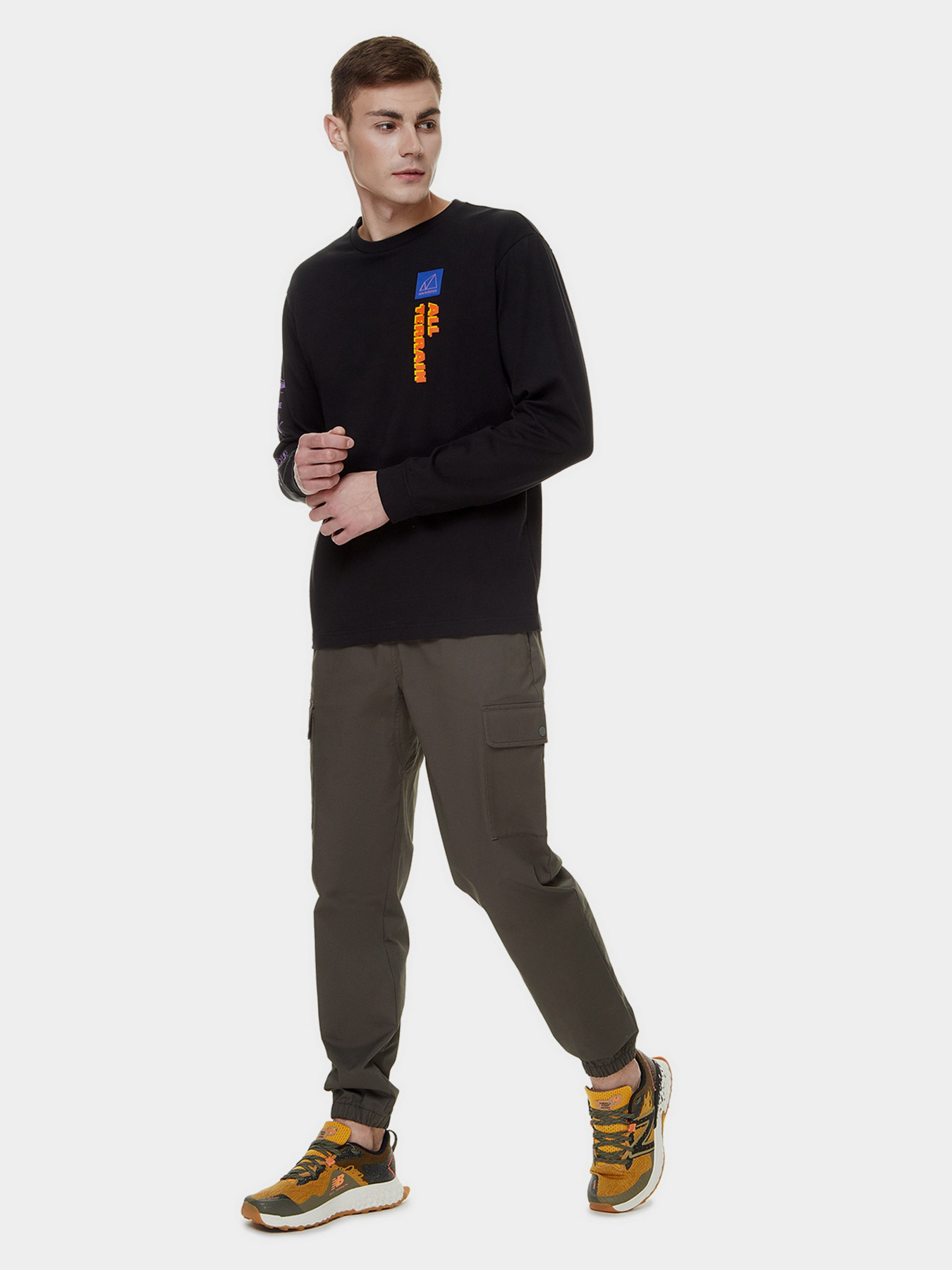 Штаны спортивные New Balance Athletics Woven модель MP13501COG Фото