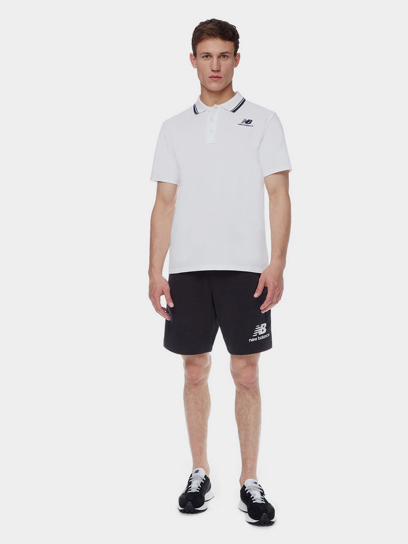 Поло New Balance Classic SS модель MT01983WT Фото