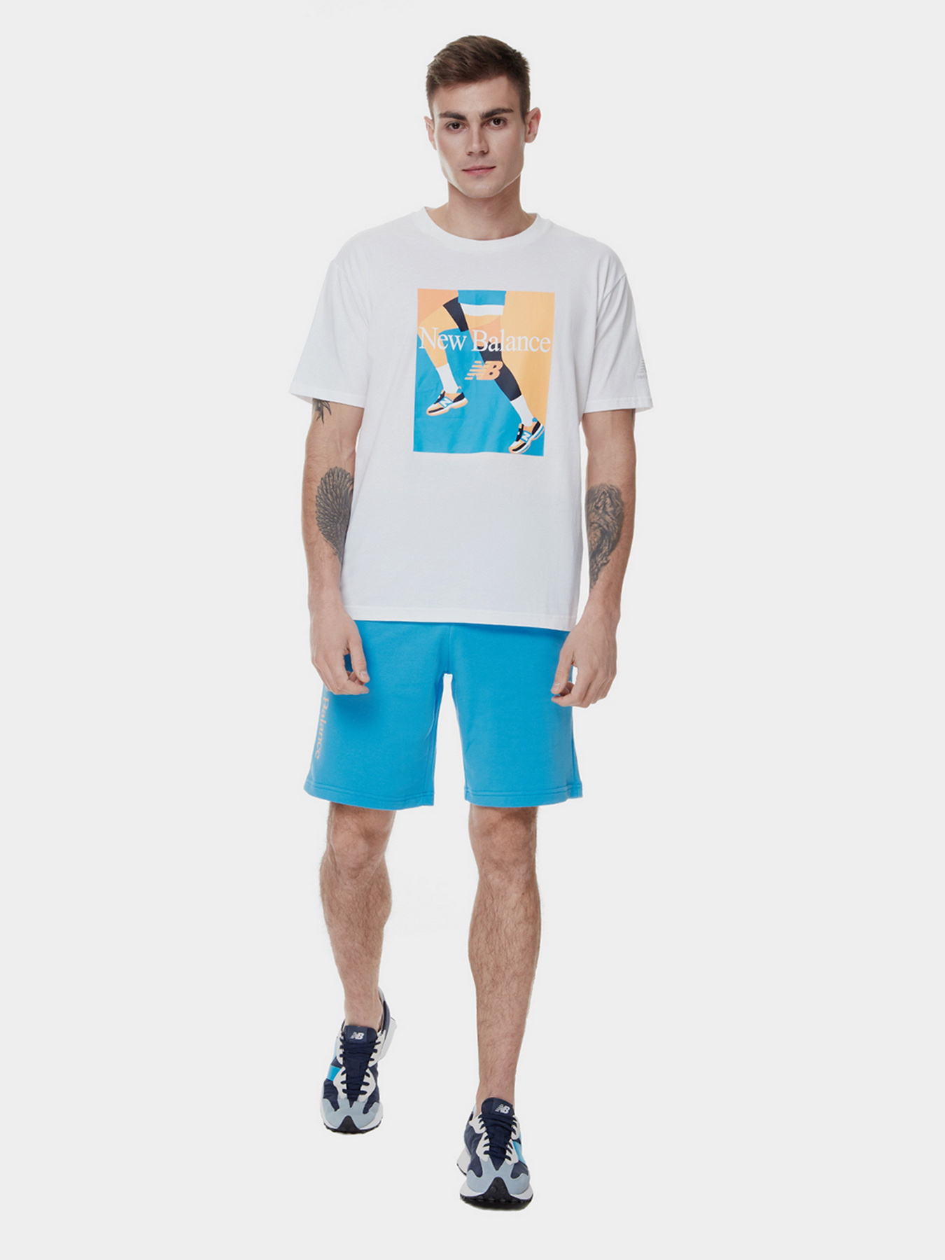 Футболка New Balance Essentials Good Vibes Run модель MT21516WT Фото