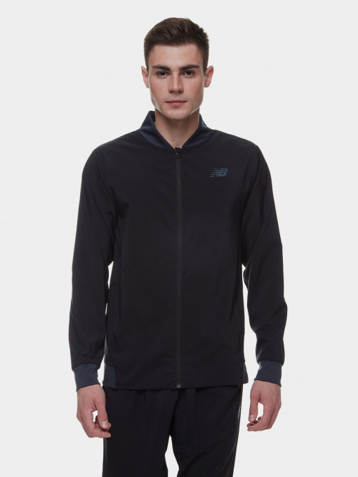 Бомбер New Balance Tenacity Stretch Woven модель MJ21010BK Фото