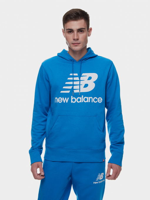 Худі New Balance NB Essentials Stacked Logo модель MT03558SBU Фото