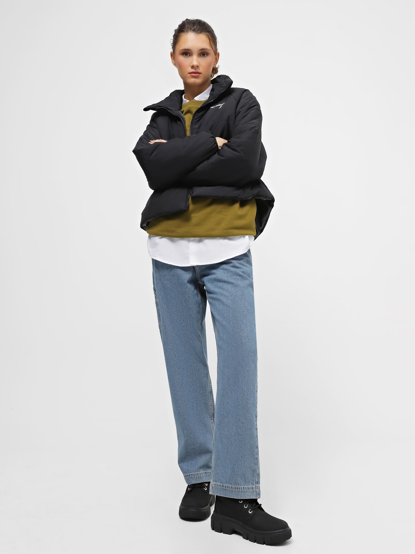 Демісезонна куртка New Balance NB Classic Puffer модель WJ13801BK Фото