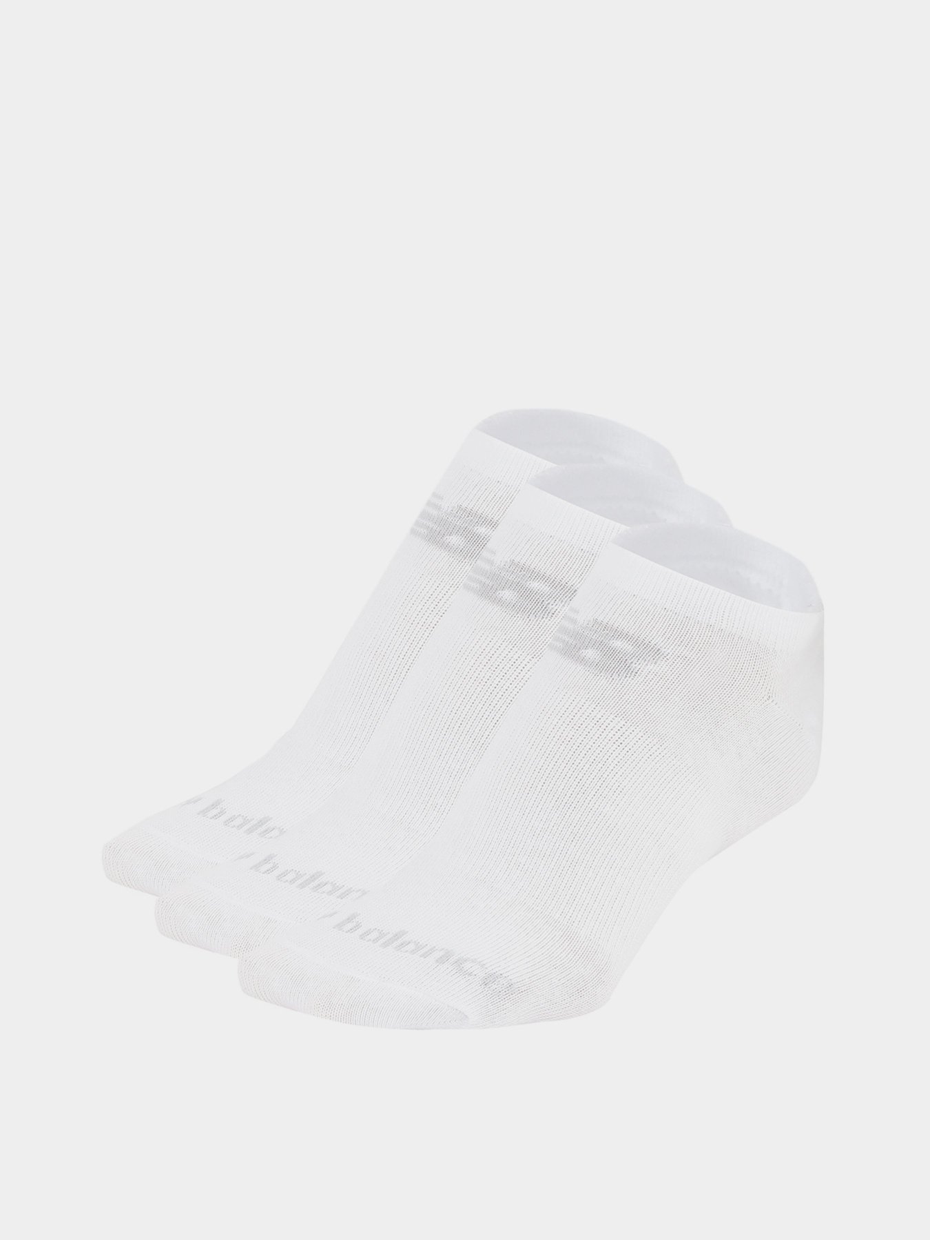 Набір шкарпеток New Balance Prf Cotton Flat Knit No Show 3 Pair модель LAS95123WT Фото