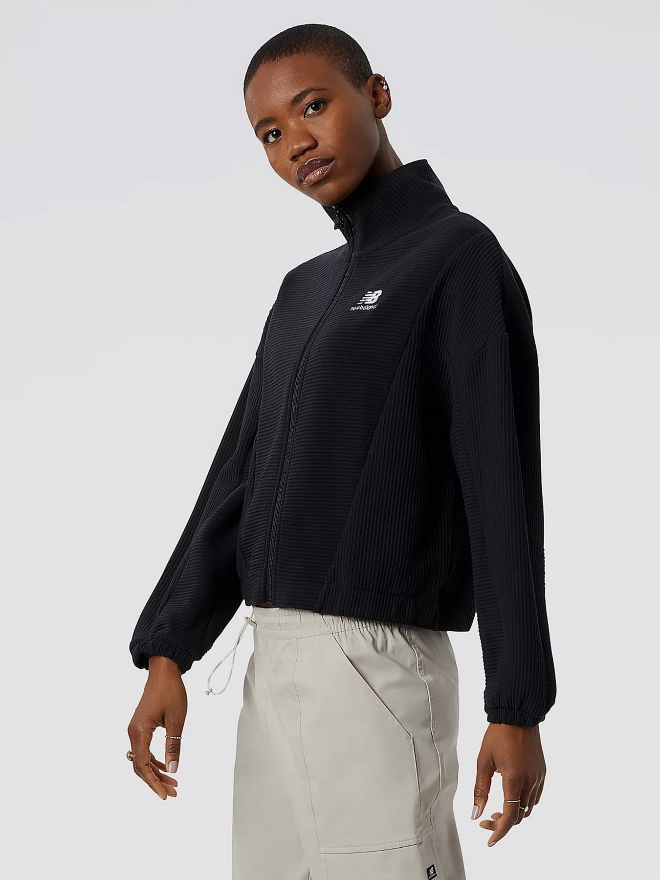 Спортивна кофта New Balance Athletics Track модель WJ23500BK Фото