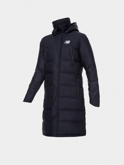 Пуховик New Balance Bench Long Down модель MJ131057BK Фото