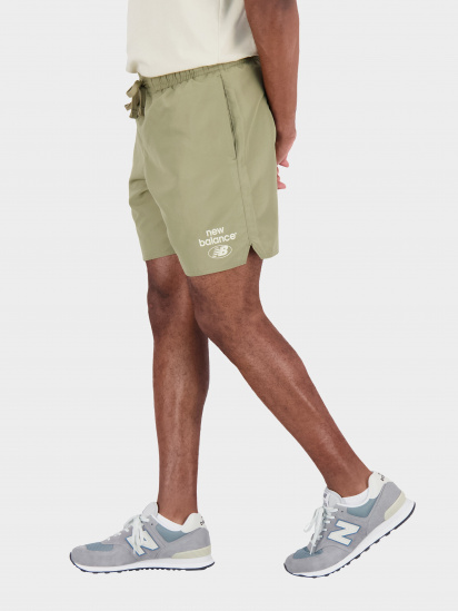 Шорты New Balance Essentials Reimagined модель MS31519CGN — фото 3 - INTERTOP