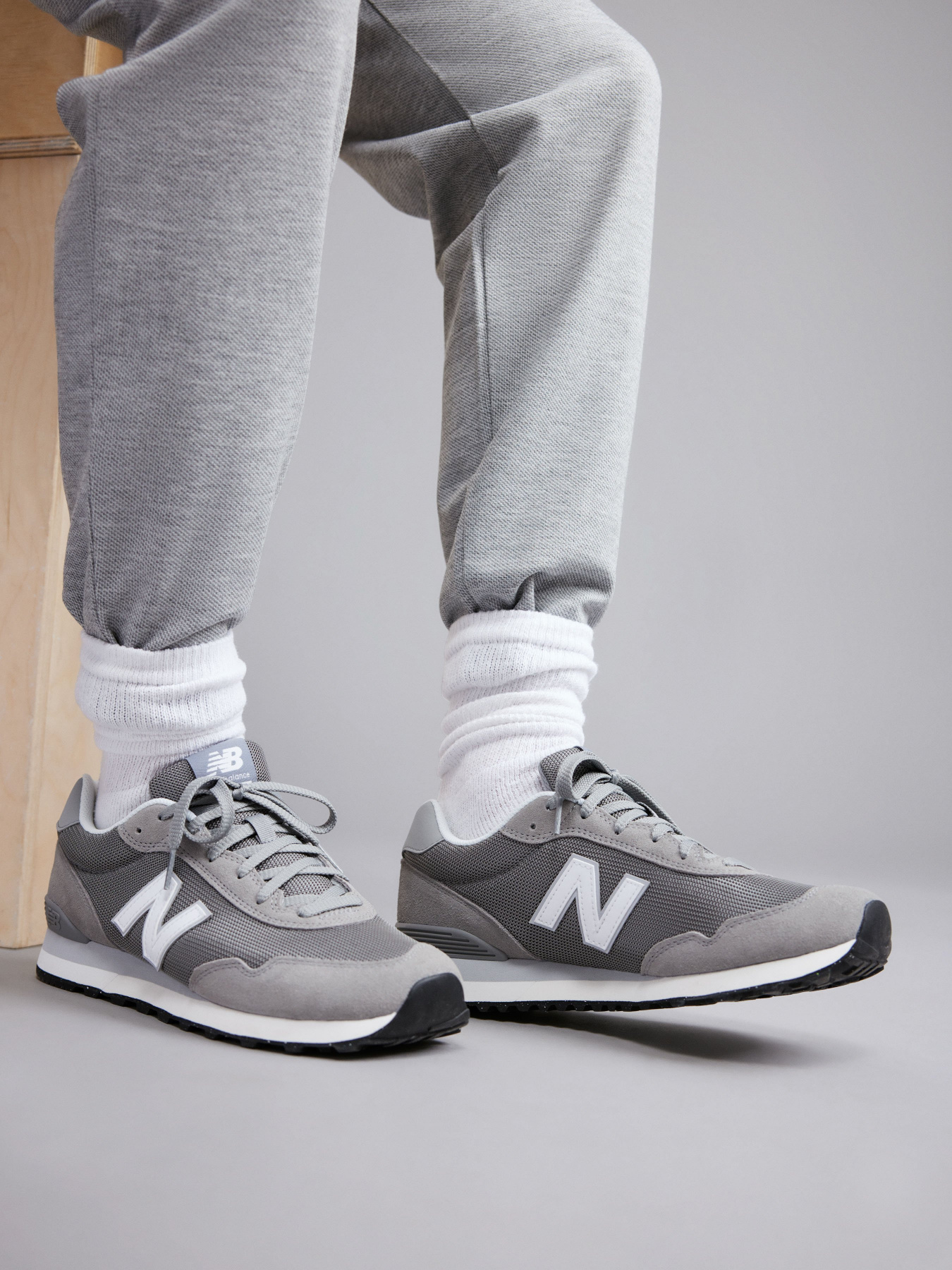 Кроссовки повседневные New Balance 515 модель ML515GRY Фото
