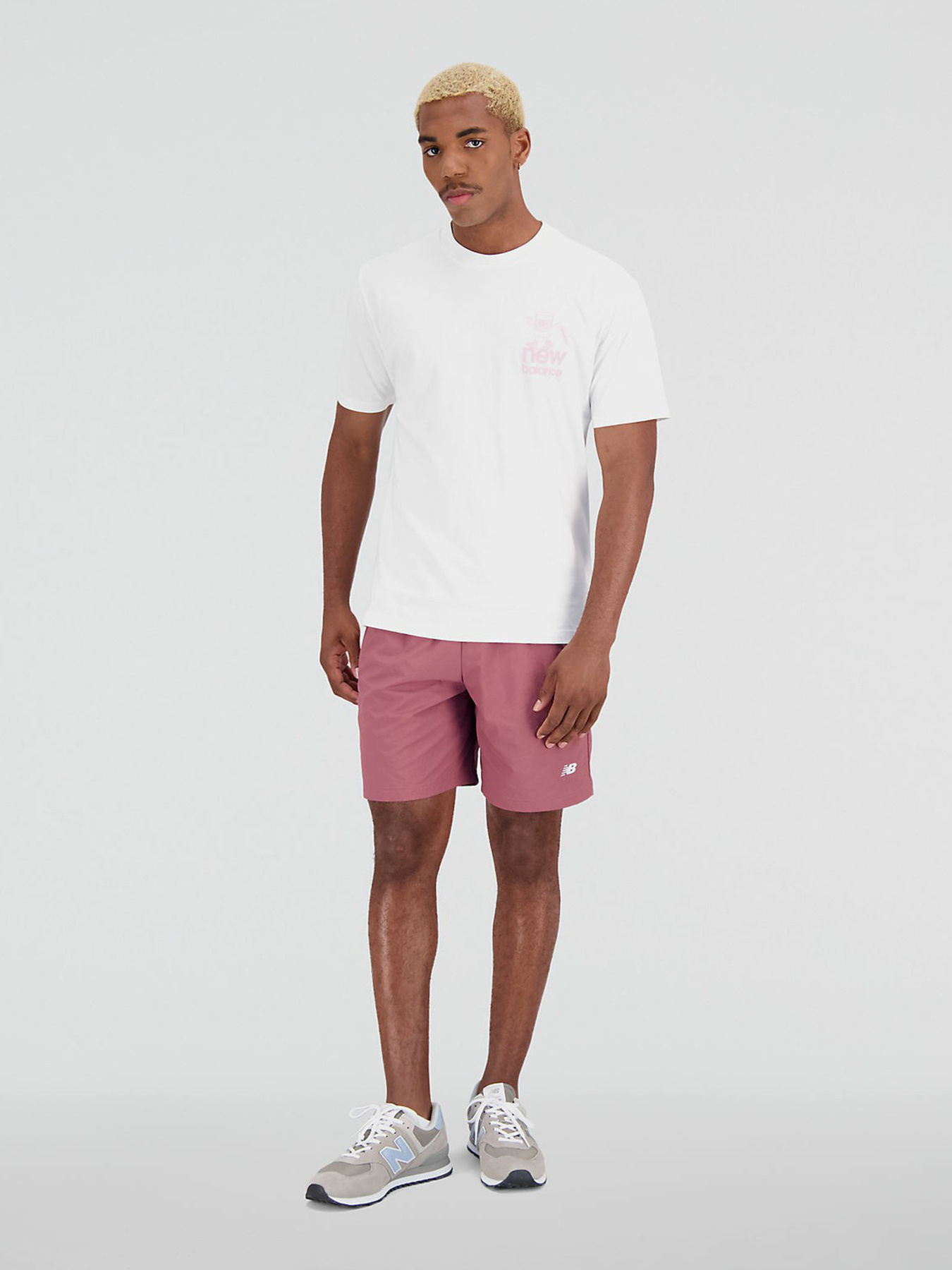 Шорты спортивные New Balance Athletics Remastered Woven модель MS31532WAD Фото