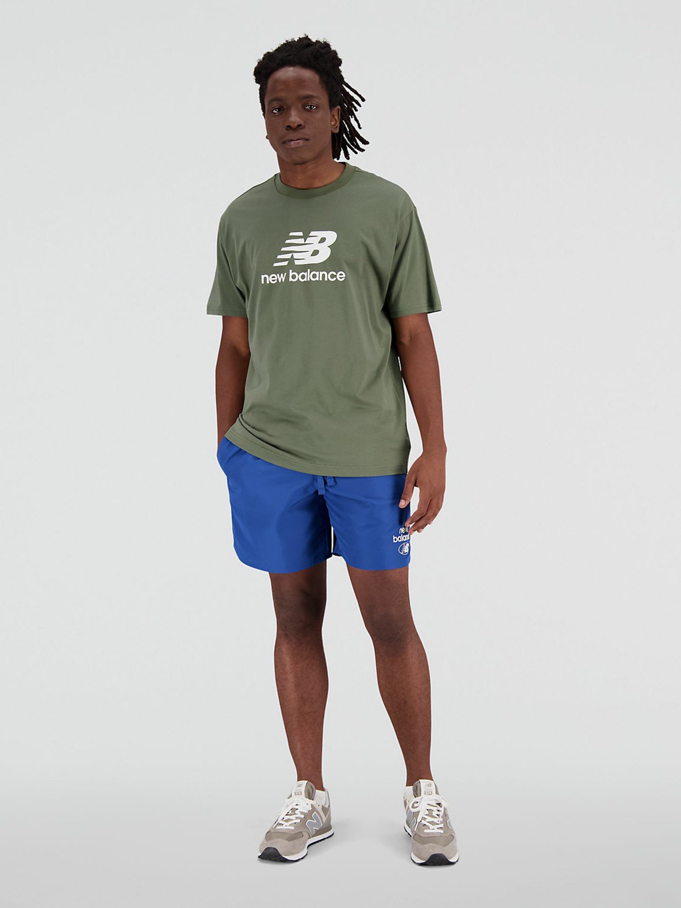 Футболка New Balance Essentials Stacked Logo модель MT31541DON Фото