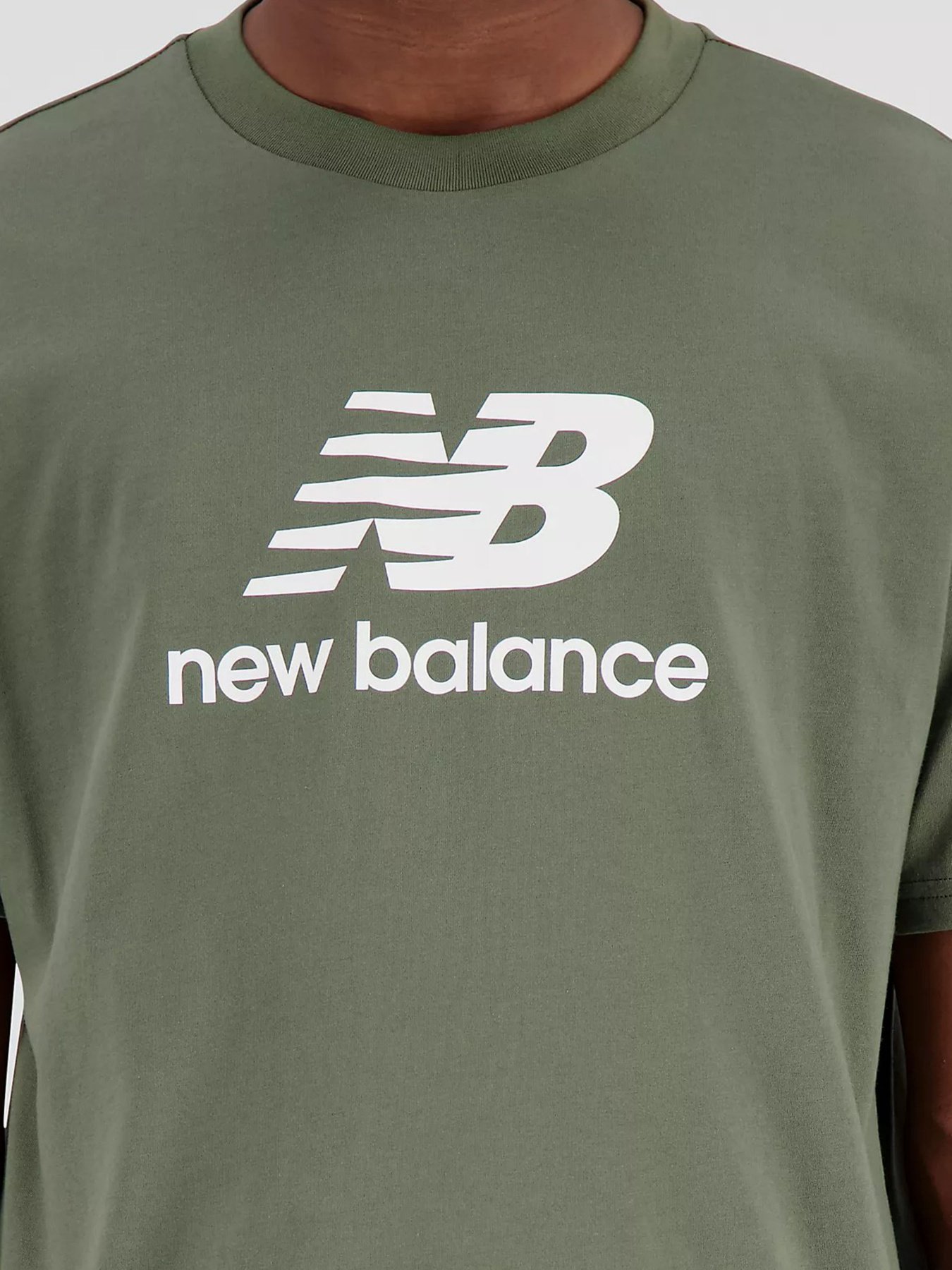 Футболка New Balance Essentials Stacked Logo модель MT31541DON Фото