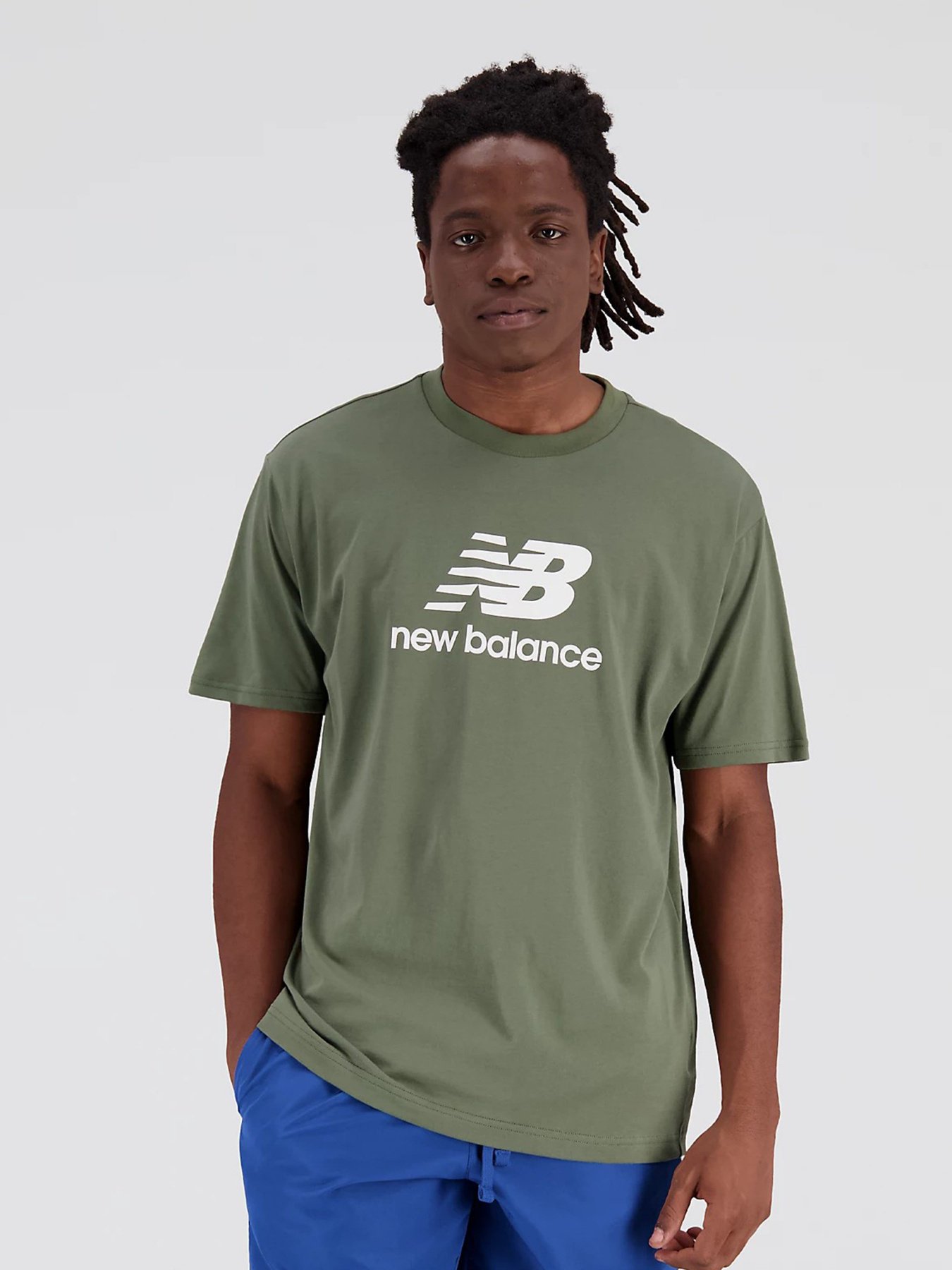 Футболка New Balance Essentials Stacked Logo модель MT31541DON Фото