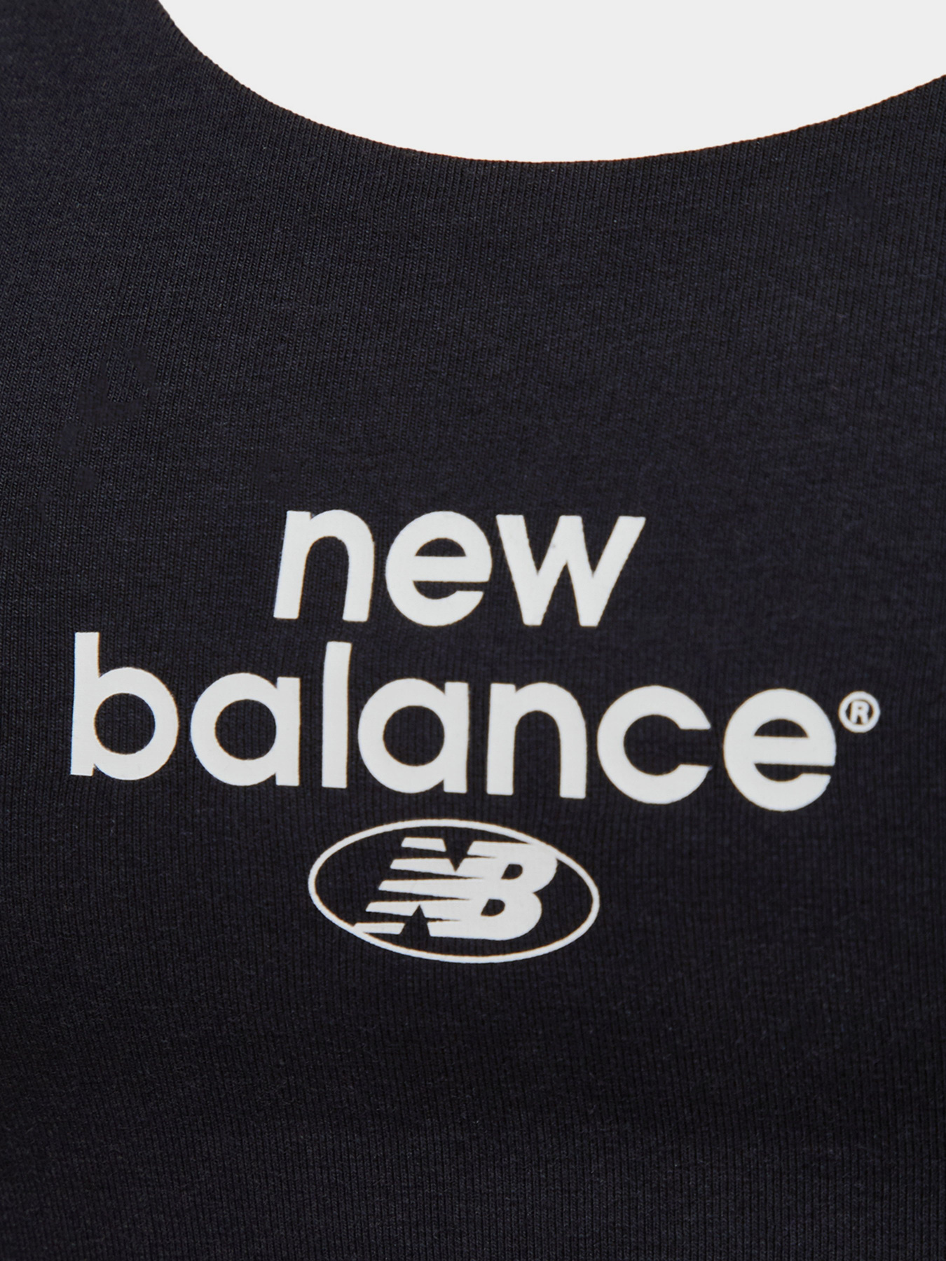 Спортивный топ New Balance Essentials Reimagined модель WB31500BK Фото