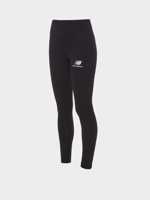 Леггинсы спортивные New Balance Essentials Stacked Logo модель WP31509BK Фото