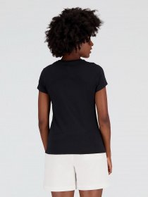 Футболка New Balance  Essentials Stacked Logo модель WT31546BK Фото