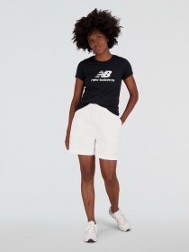 Футболка New Balance  Essentials Stacked Logo модель WT31546BK Фото