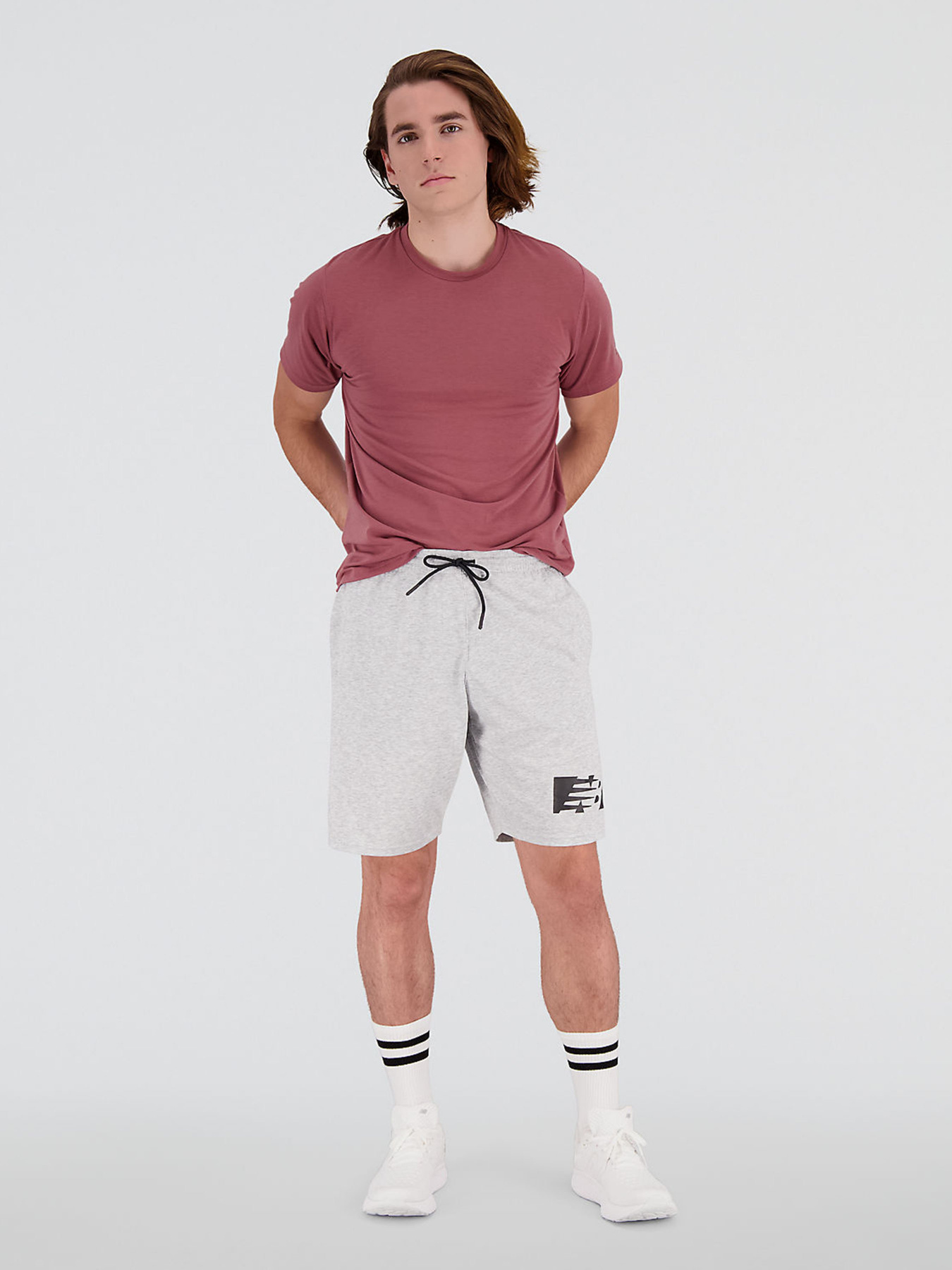 Шорты спортивные New Balance Heathertech модель MS21073AG Фото