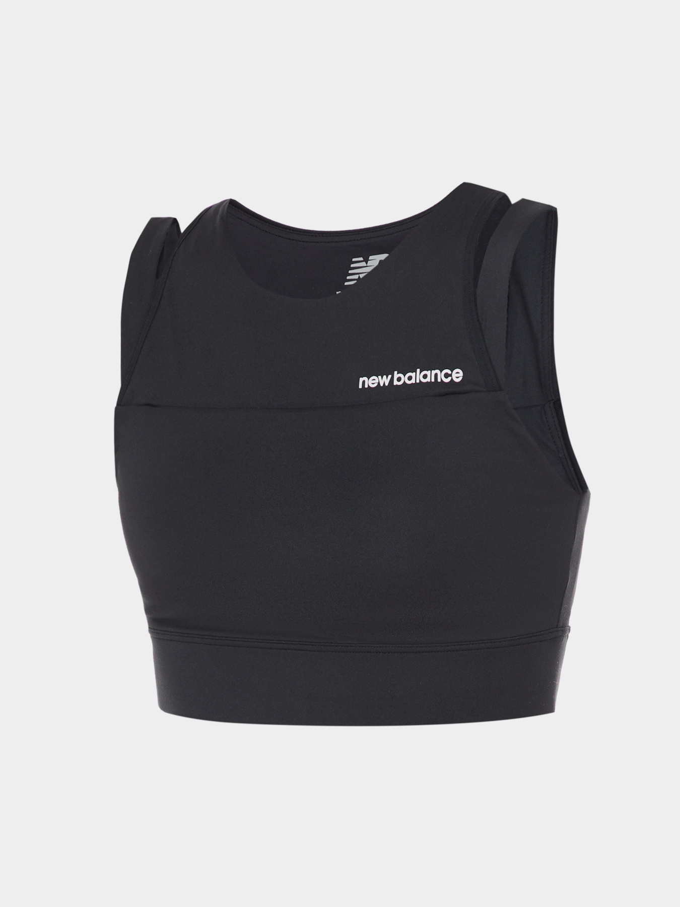 Топ спортивный New Balance Shape Shield модель WB21110BK Фото