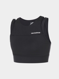 Топ спортивный New Balance Shape Shield модель WB21110BK Фото