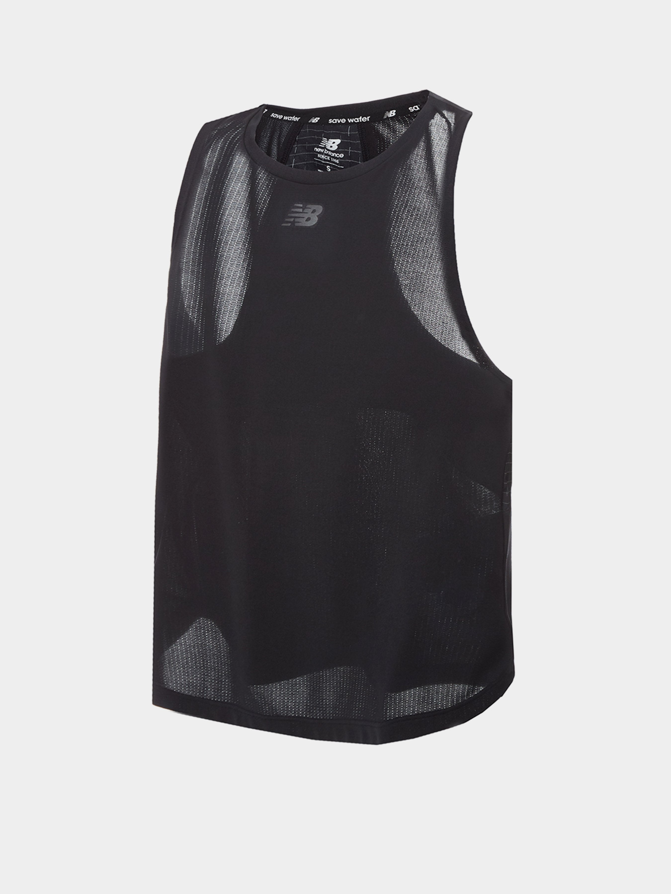 Майка спортивная New Balance Impact Run Luminous Tank модель WT31250BKH Фото